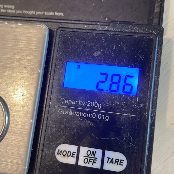 1 1/8” silver tone hoop earrings with Omega back closures - Picture 10 of 10